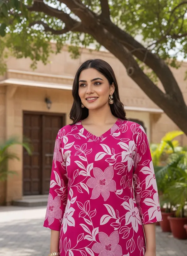 Pink_&_Rani_Kurta_Pant_Set_For_Women