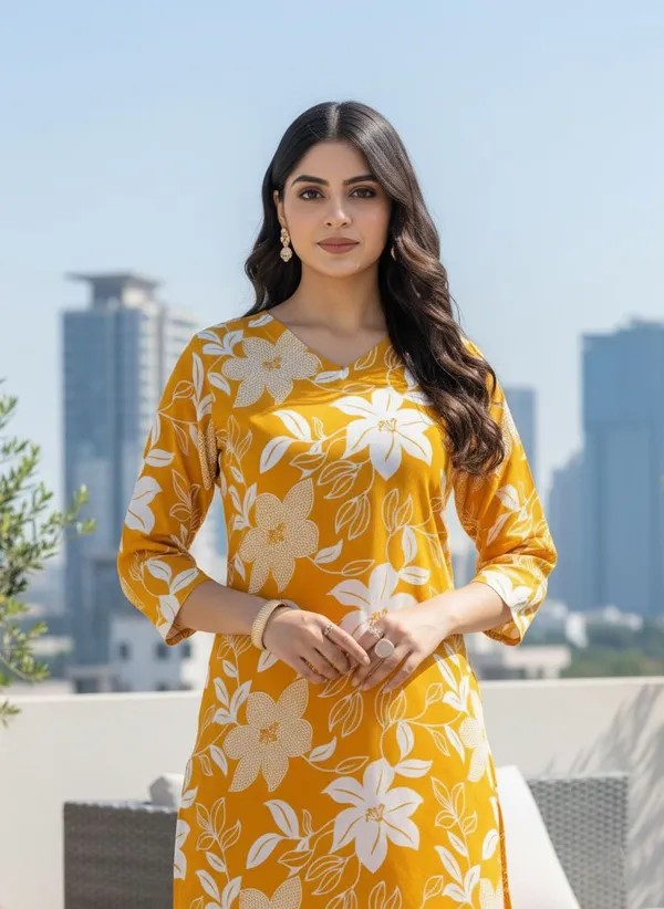 Yellow_Kurta_Pant_Set_For_Women