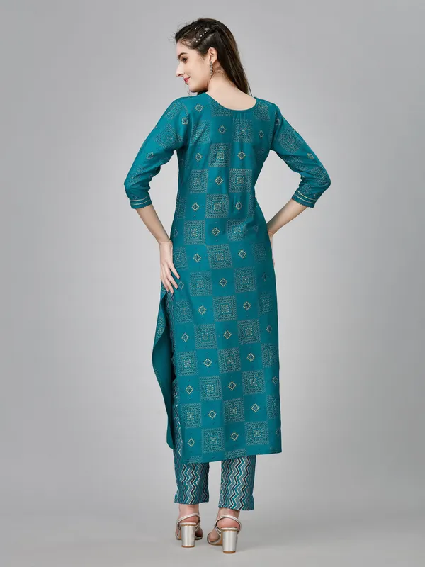 Blue_&_Rama_Kurta_Pant_Set_For_Women