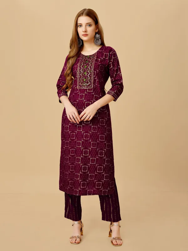 Purple_Kurta_Pant_Set_For_Women