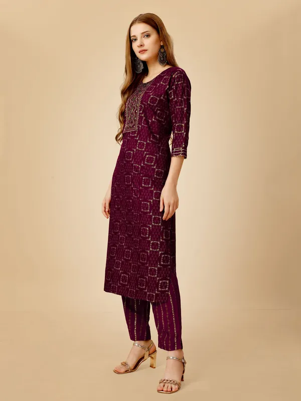 Purple_Kurta_Pant_Set_For_Women