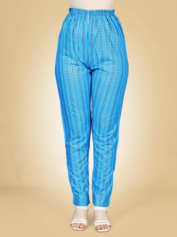 Light_Blue_&_Sky_Blue_Kurta_Pant_Set_For_Women
