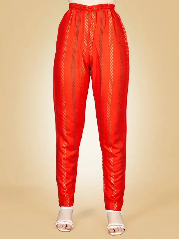 Orange_Kurta_Pant_Set_For_Women