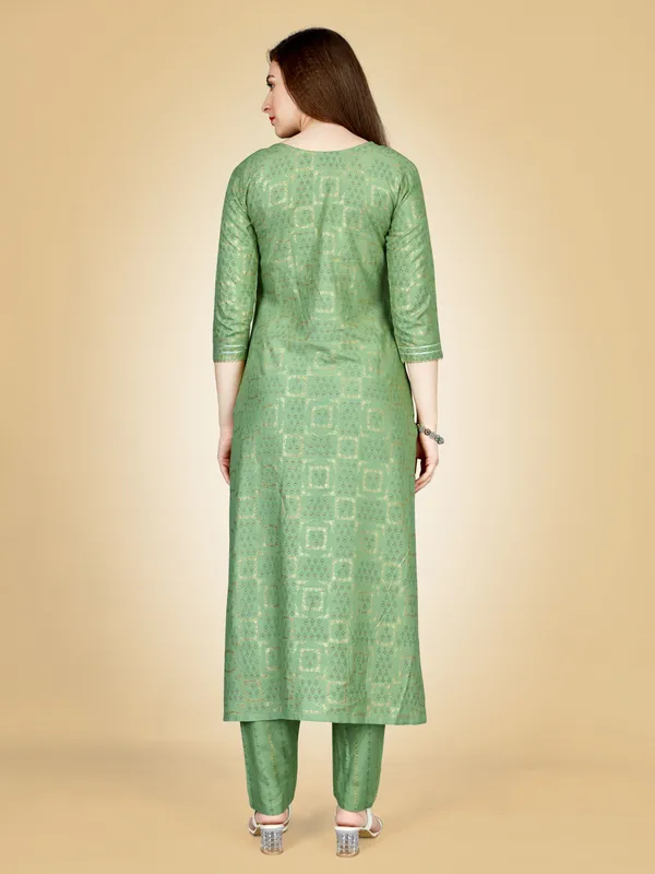 Light_Green_&_Pista_Kurta_Pant_Set_For_Women