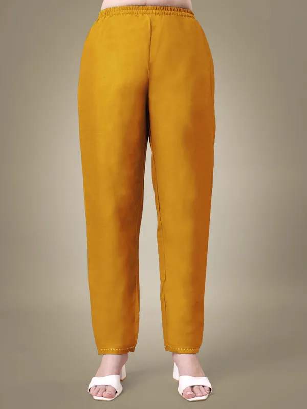 Yellow_Kurti_Pant_Dupatta_Set_For_Women
