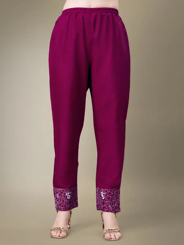 Purple_Kurti_Pant_Dupatta_Set_For_Women