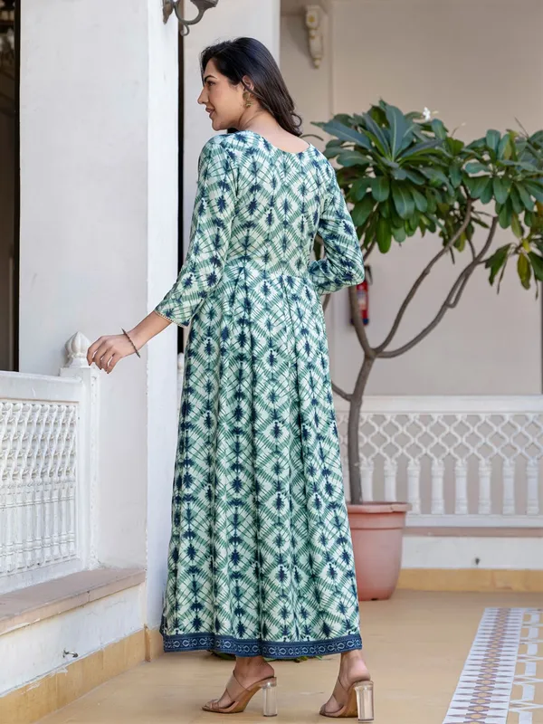 Green_&_Pista_Green_Printed_Anarkali_Kurta_For_Women