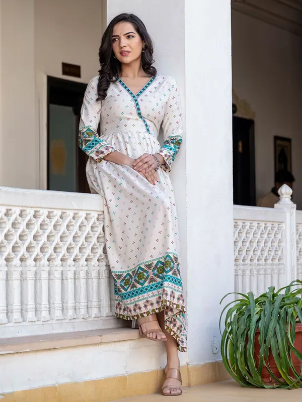 White_White_Printed_Anarkali_Kurta_For_Women