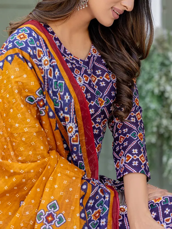 Blue_&_NavyBlue_Printed_Kurta,_Salwar_&_Dupatta_Set