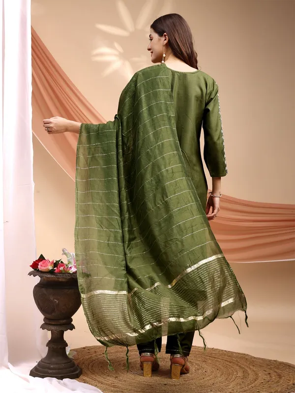 Green_&_Mehendi_Embroidered_Kurta,_Churidar_&_Dupatta_Set