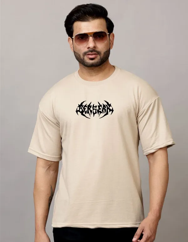 Beige_Cotton_Blend_Printed_Oversized_T-Shirt_For_Men
