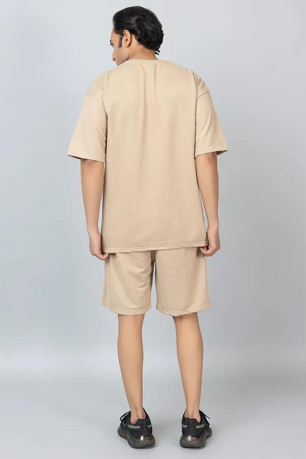 Beige_Cotton_Blend_Solid_Oversized_T-Shirt_For_Men