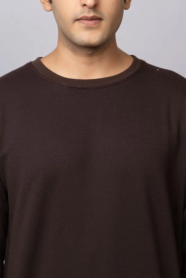 Brown_Cotton_Blend_Solid_Comfort_Fit_SweatShirt_For_Men