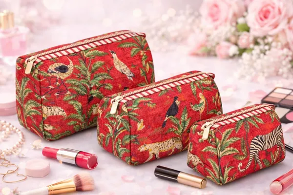 Red_Quilted_Cotton_Makeup_Pouches_–_Set_of_3