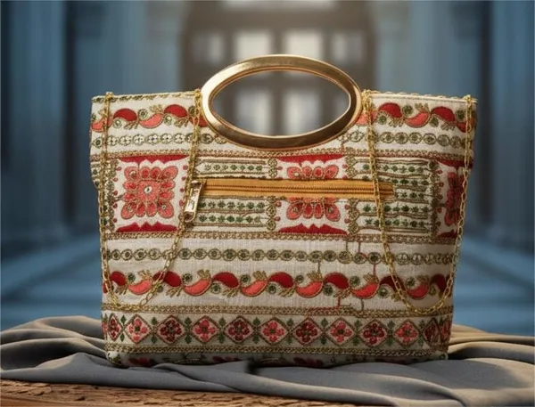 Multicolor_Fabric_Printed_Zipped_Sling_Bag_For_Women