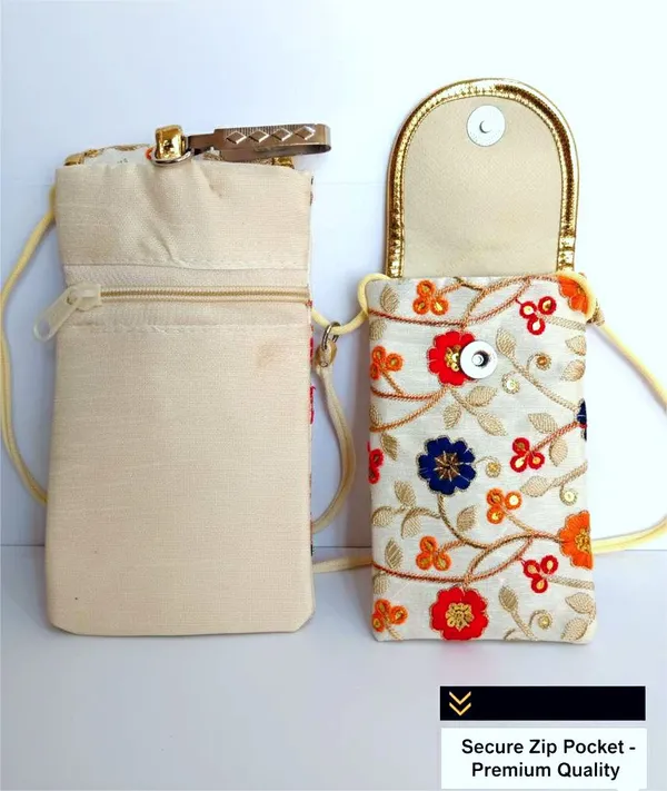 Multicolor_Cotton_Zip,Buckle_Mobile_Pouch_For_Girls