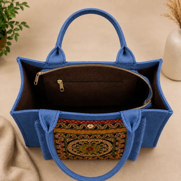 Premium_Women_Blue_Ethnic_Embroidered_Jute_Tote_Handbag_with_Sling_Strap