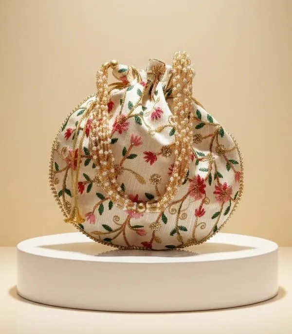Golden_Silk_Draw_String_Potli_For_Women