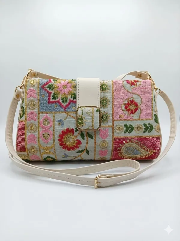 Embroidered_Box_Sling_Bag_with_Gold-Tone_Twist_Lock_–_Premium_Ethnic_Festive_Wear