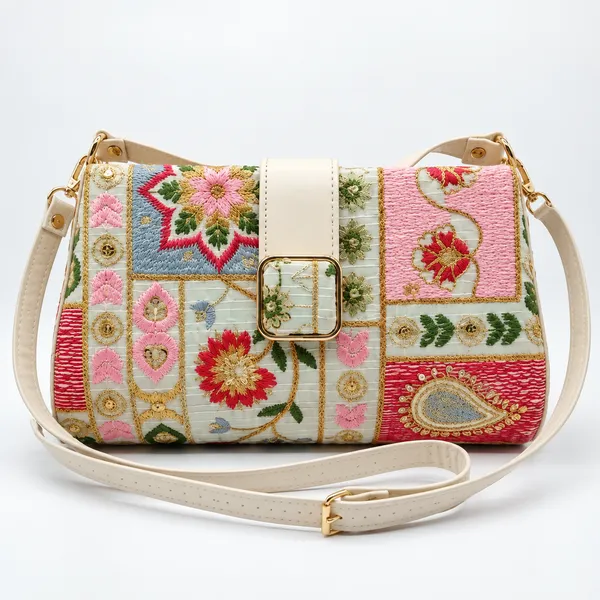 Embroidered_Box_Sling_Bag_with_Gold-Tone_Twist_Lock_–_Premium_Ethnic_Festive_Wear