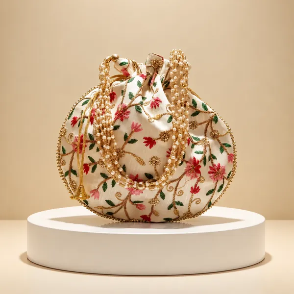 Golden_Silk_Draw_String_Potli_For_Women