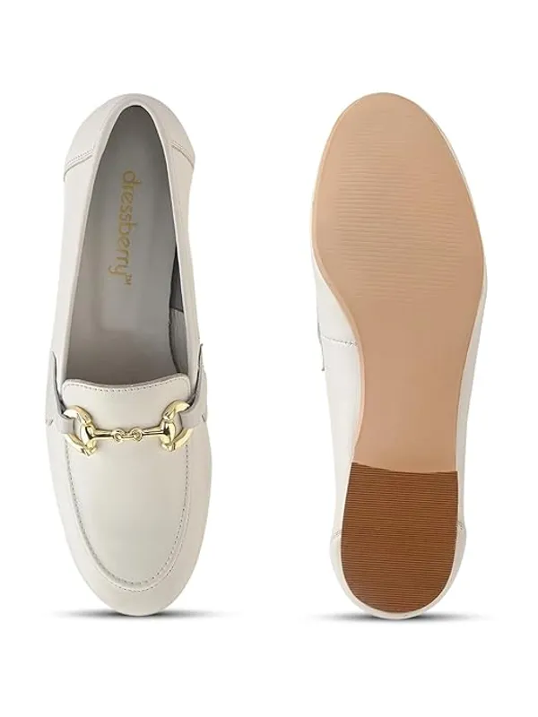 White_Genuine_Leather_Casual_Bellies_For_Women