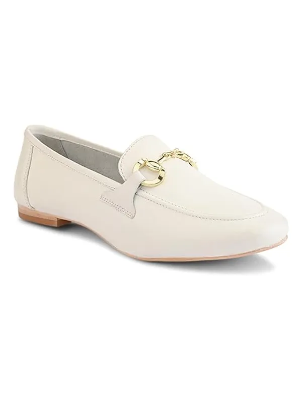 White_Genuine_Leather_Casual_Bellies_For_Women