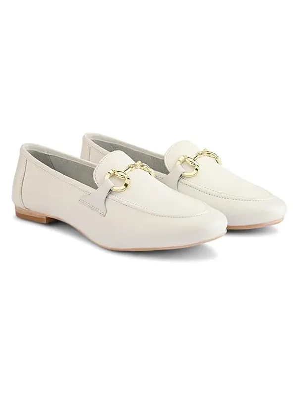 White_Genuine_Leather_Casual_Bellies_For_Women