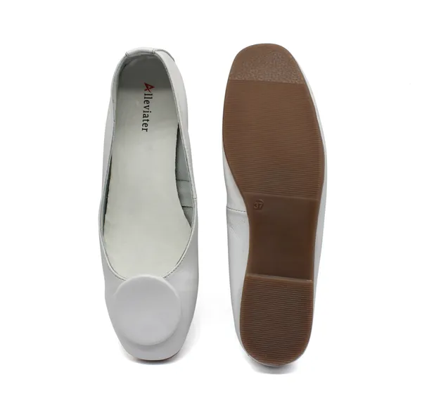 White_Round-Buckle_Ballet_Flats