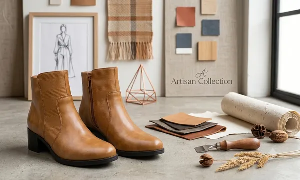 Women's_Camle_color_WOMEN'S_SIDE_ZIP_Heeled_Ankle_Boots
