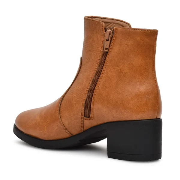 Beige_Synthetic_Leather_Mid_Top_Block-Heels_Regular_Boots_For_Women