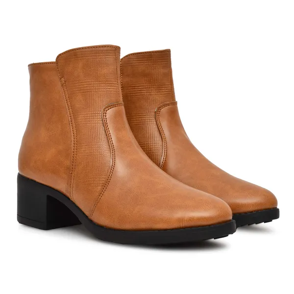 Beige_Synthetic_Leather_Mid_Top_Block-Heels_Regular_Boots_For_Women