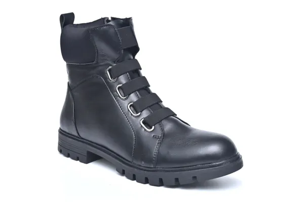 Black_Synthetic_Leather_Heeled_Ankle_Length_Regular_Boots_For_Women