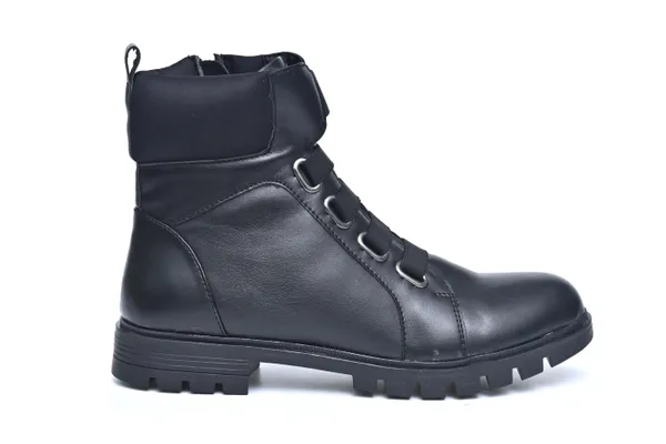 Black_Synthetic_Leather_Heeled_Ankle_Length_Regular_Boots_For_Women
