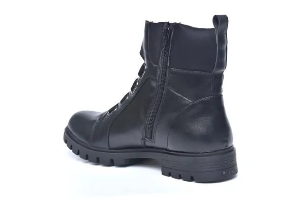 Black_Synthetic_Leather_Heeled_Ankle_Length_Regular_Boots_For_Women