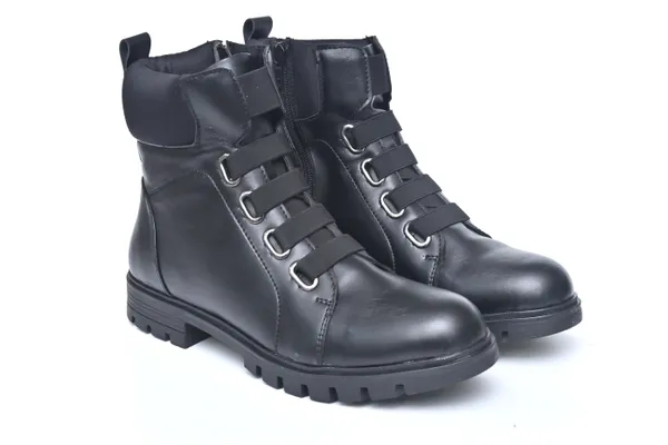 Black_Synthetic_Leather_Heeled_Ankle_Length_Regular_Boots_For_Women