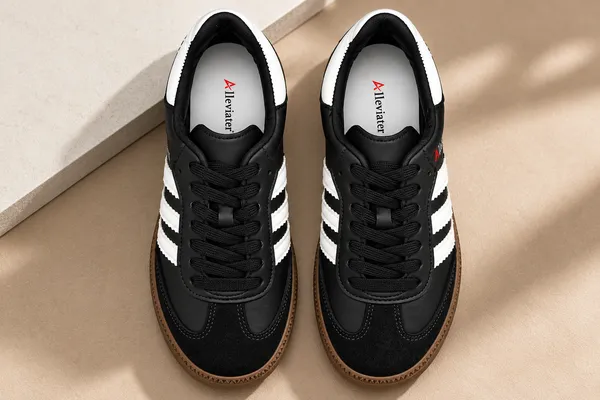 Alleviater_Unisex_Black_Retro_Sneakers_with_Beige_Suede_Accents_&_Brown_Gum_Sole
