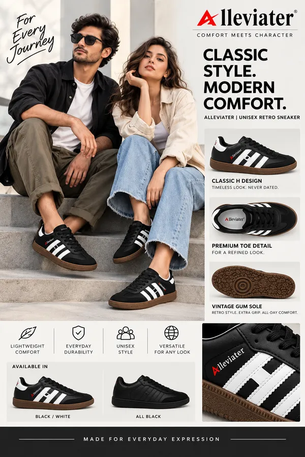 Alleviater_Unisex_Black_Retro_Sneakers_with_Beige_Suede_Accents_&_Brown_Gum_Sole
