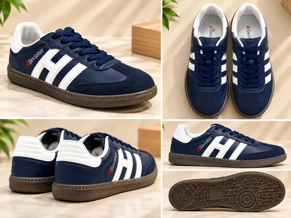 Alleviater_Unisex_Navy_Blue_&_White_Striped_Casual_Sneakers