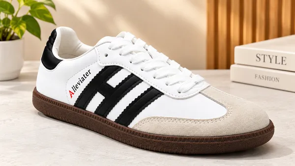 Alleviater_Unisex_White_&_Black_Retro_Sneakers_with_Beige_Suede_Accents_&_Brown_Gum_Sole
