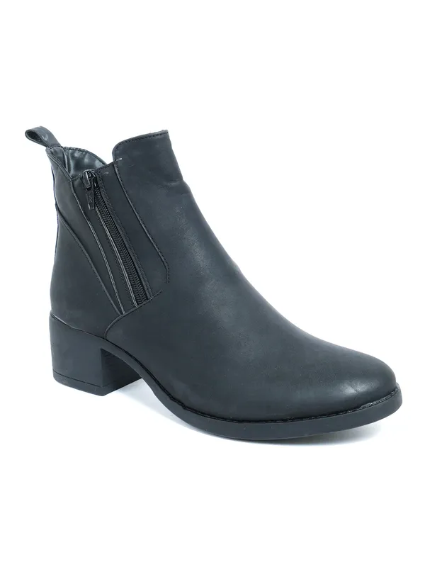 Brown_Genuine_Leather_zip_Boot_for_Women