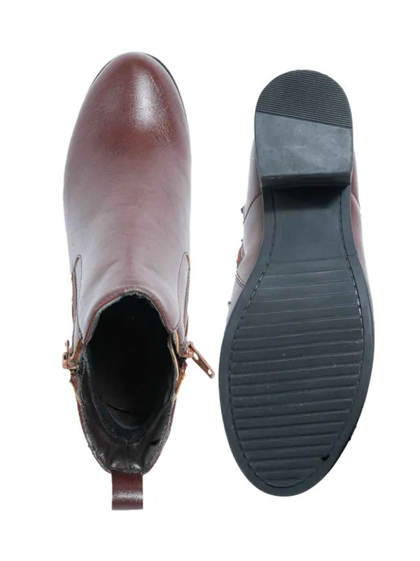 Brown_Genuine_Leather_zip_Boot_for_Women