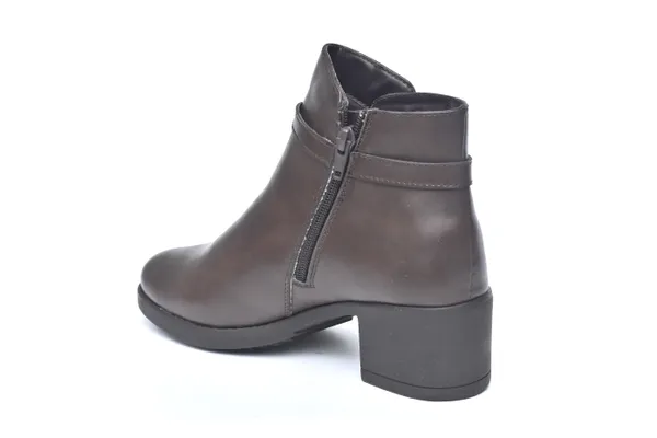 Brown__Genuine_Leather__Ankle_Length_Boots_For_Women