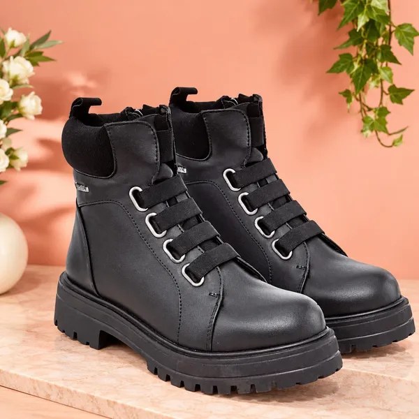 Black_Synthetic_Leather_Heeled_Ankle_Length_Regular_Boots_For_Women