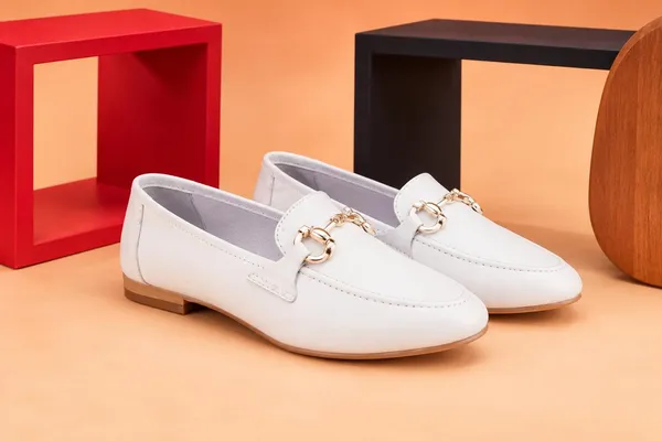 White_Genuine_Leather_Casual_Bellies_For_Women