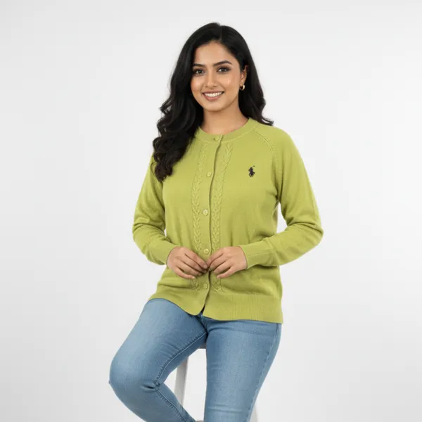 Green_&_Maroon_Korean_Knitting_Premium_&_Elegant_Cardigan_For_Women_(Pack_Of_2)