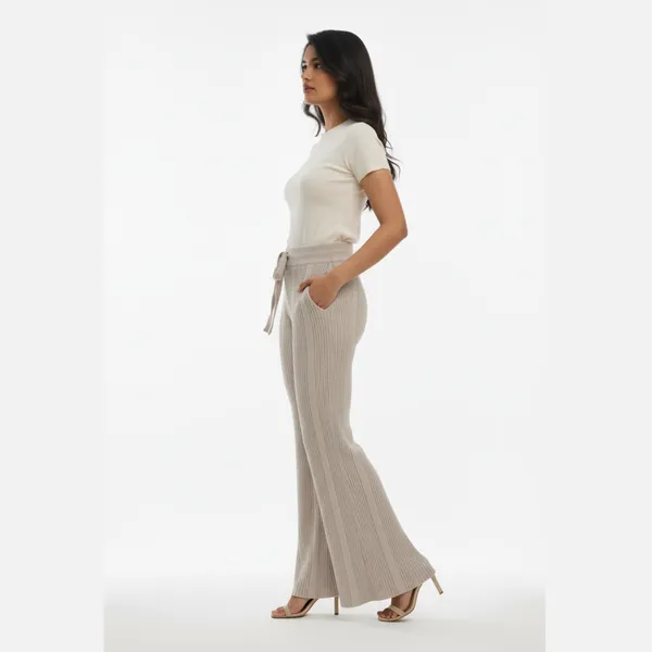 Beige_Korean_Knitting_Premium_&_Elegant_Trousers_For_Women