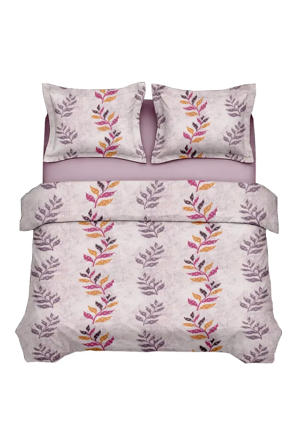 Purple_Blossom_100_%_Cotton_King_Size_Bedsheet_210_Tc_With_2_Pillow_Covers