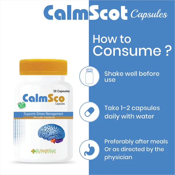 CalmScot_Capsules_—_Herbal_Support_for_Stress_Management_&_Mental_Relaxation._Helps_reduce_stress,_promote_calmness,_support_better_sleep_&_maintain_emotional_wellness_naturally._____100%_Herbal_formula__|_No_added_Sugar_|_No_side_Effects__