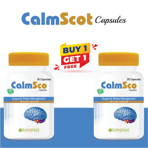 CalmScot_Capsules_—_Herbal_Support_for_Stress_Management_&_Mental_Relaxation._Helps_reduce_stress,_promote_calmness,_support_better_sleep_&_maintain_emotional_wellness_naturally._____100%_Herbal_formula__|_No_added_Sugar_|_No_side_Effects__